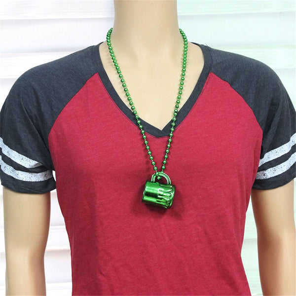 MINI MUG BEAD NECKLACE-GREEN
